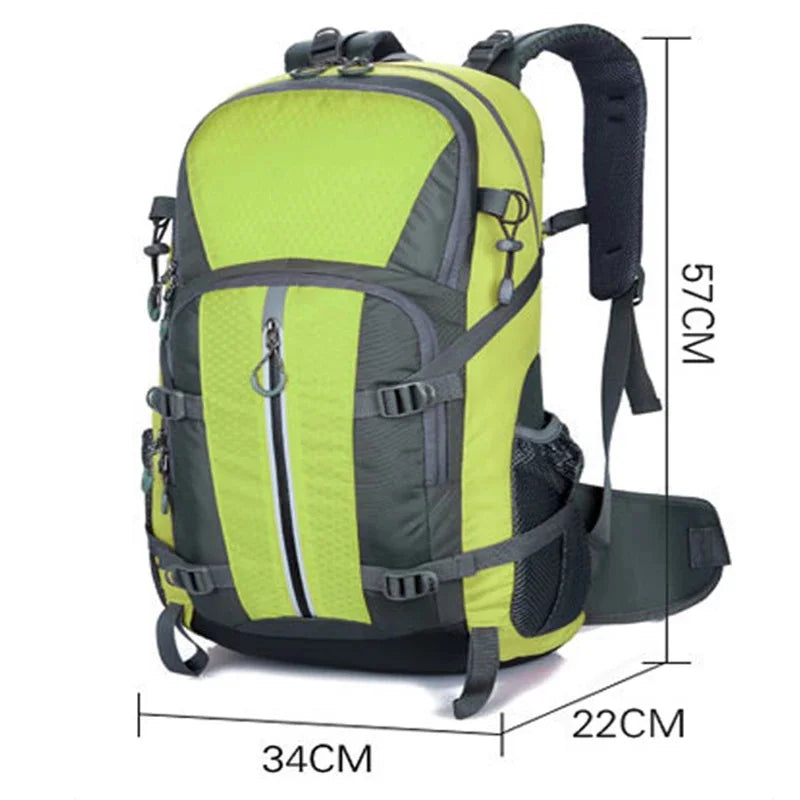 2024 unisex men travel sports bag waterproof Outdoor Mountaineering Hiking Climbing Camping backpack for male