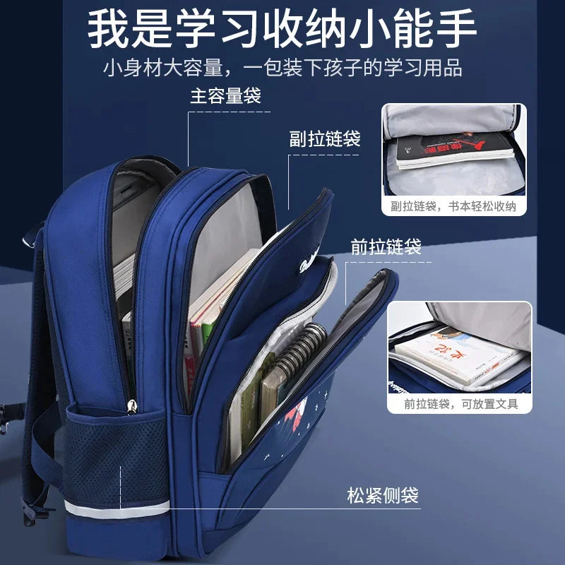 2024 waterproof Children Bags For Boys Kids Orthopedic Backpack schoolbag Primary School backpack mochila