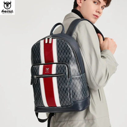 2024New Luxury Backpack Men's Fashion Travel Waterproof and Wear-resistant High Quality School Large Capacity Laptop Bag