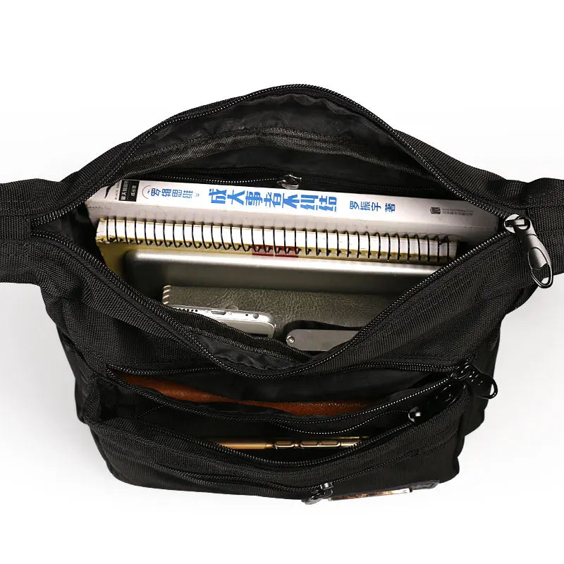 2024New Men Fashion Shoulder Bags Waterproof Crossbody Bag Leisure Oxford Cloth Casual Travel Man Messenger Bag