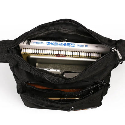 2024New Men Fashion Shoulder Bags Waterproof Crossbody Bag Leisure Oxford Cloth Casual Travel Man Messenger Bag