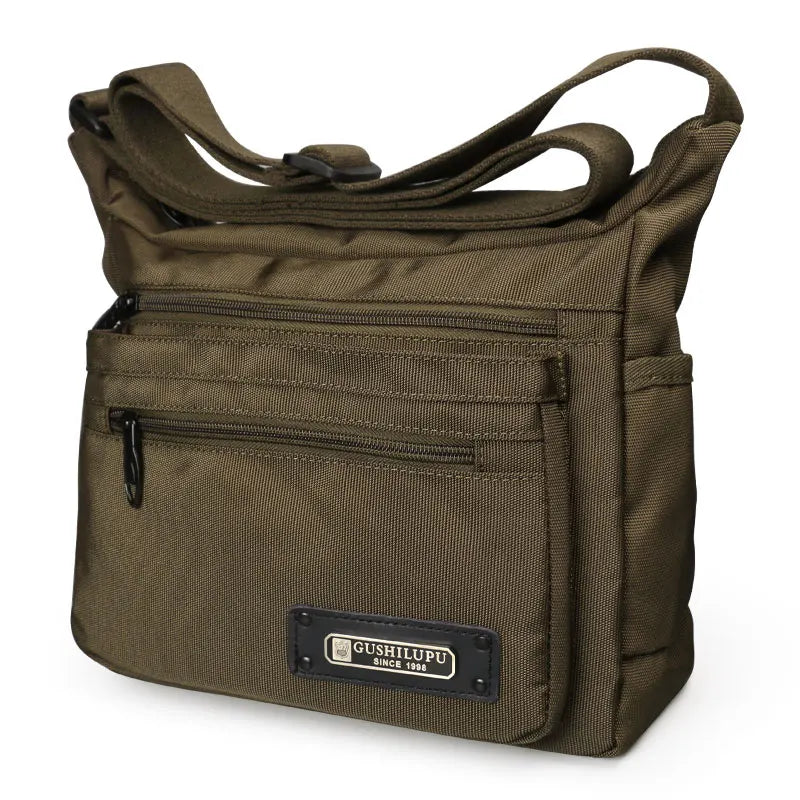 2024New Men Fashion Shoulder Bags Waterproof Crossbody Bag Leisure Oxford Cloth Casual Travel Man Messenger Bag