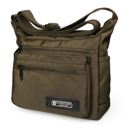 2024New Men Fashion Shoulder Bags Waterproof Crossbody Bag Leisure Oxford Cloth Casual Travel Man Messenger Bag