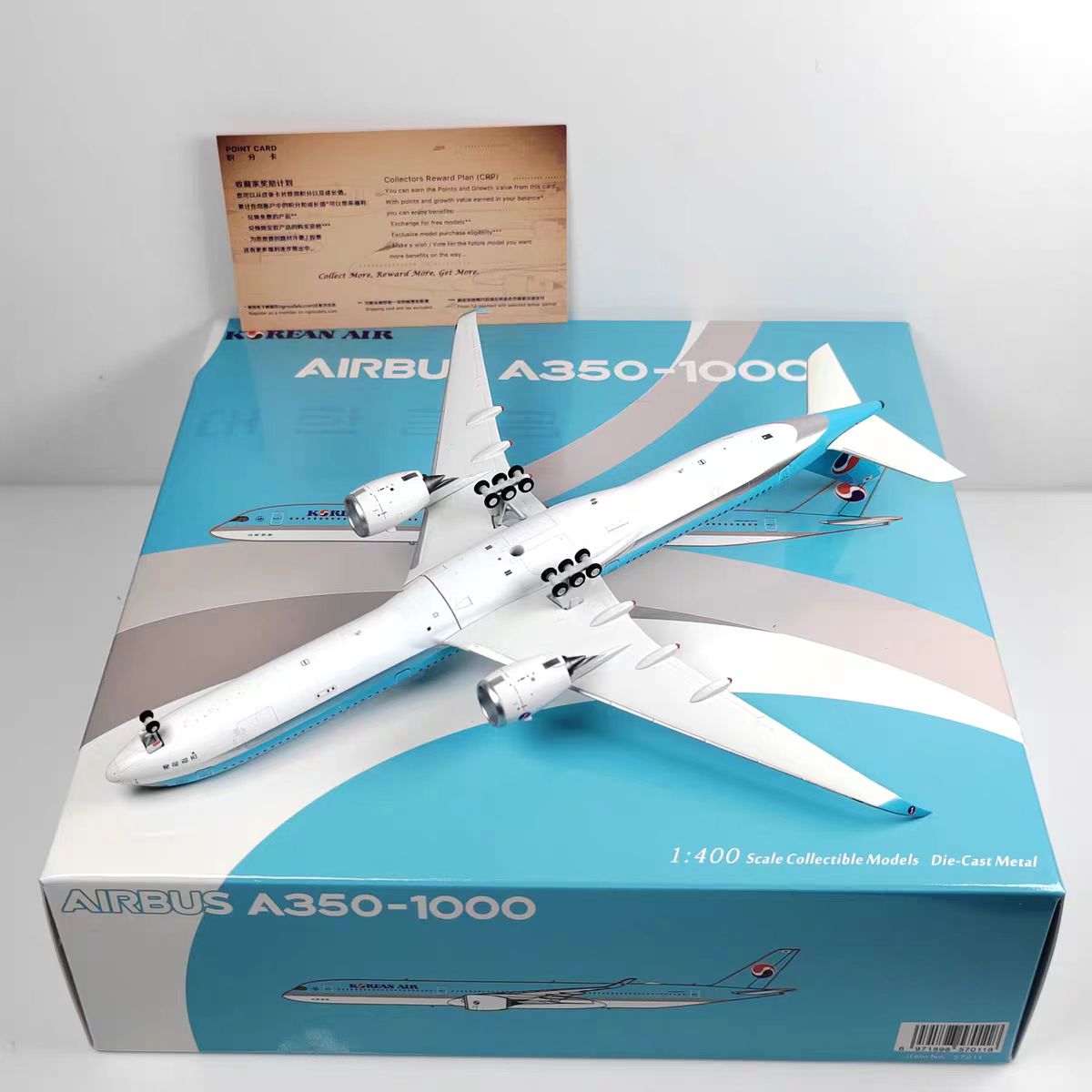 1:400 NG Model KOREAN AIR Airbus 350-1000 Passenger Plane Diecast Aircraft Model