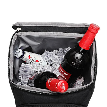 20L Can Cooler Bags with Corkscrew Leakproof Beer Cool Backpack Outdoor Picnic Carry Meals Thermal Bag for Fitness Lunch Box New