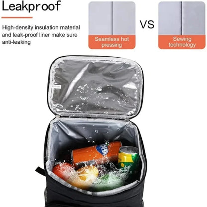 20L Cooler Lightweight Shoulder Multifunctional Outdoor Picnic Fresh Lunch Bag Leakproof and Insulated