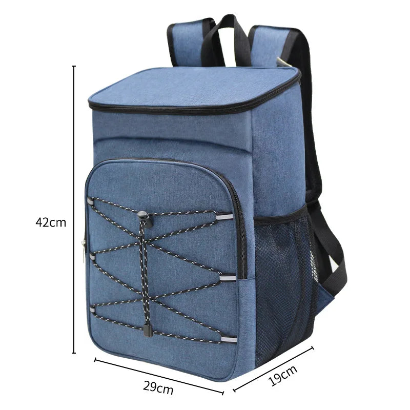 20L Thermal Backpack Waterproof Thickened Cooler Bag Large Insulated Bag Picnic beach Cooler Backpack Refrigerator Bag For Food
