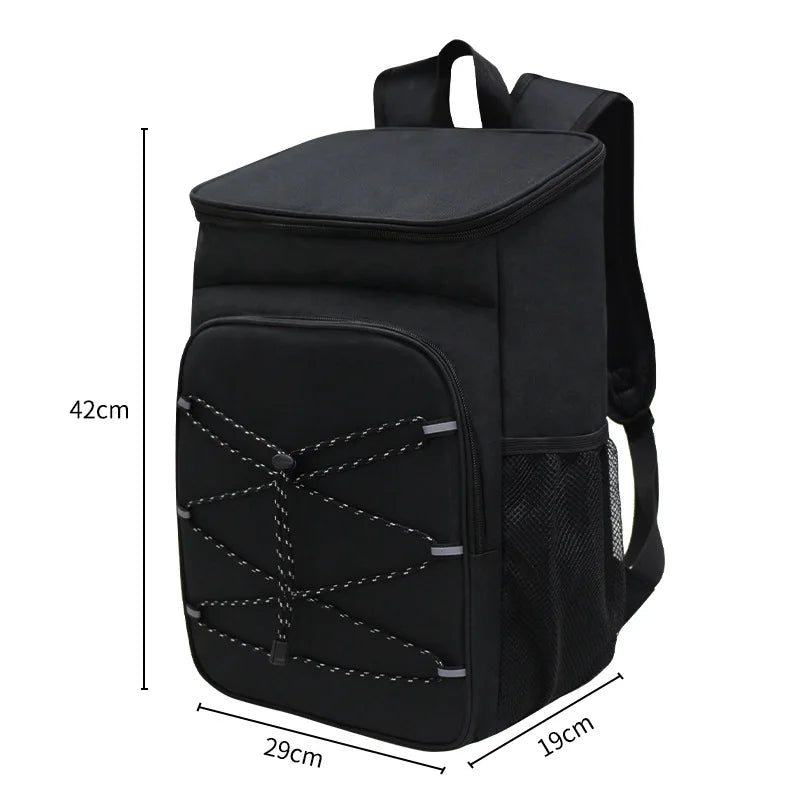 20L Thermal Backpack Waterproof Thickened Cooler Bag Large Insulated Bag Picnic beach Cooler Backpack Refrigerator Bag For Food