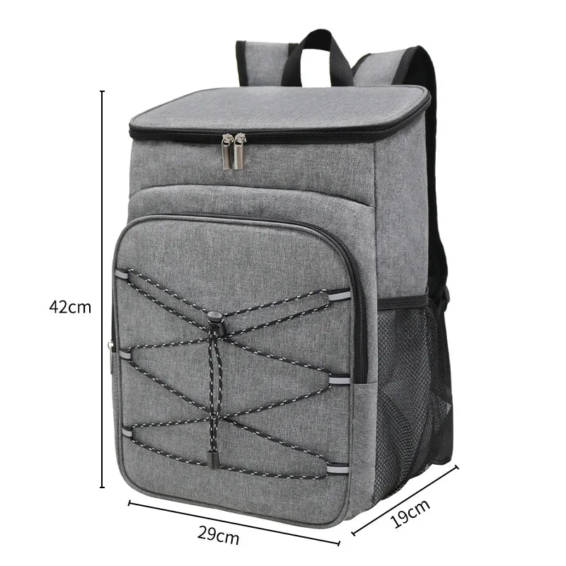 20L Thermal Backpack Waterproof Thickened Cooler Bag Large Insulated Bag Picnic beach Cooler Backpack Refrigerator Bag For Food