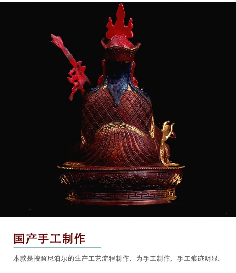 20cm # GOOD Buddhist bless family home Safety wealth efficacious Protection  Padmasambhava Guru Rinpoche buddha statue