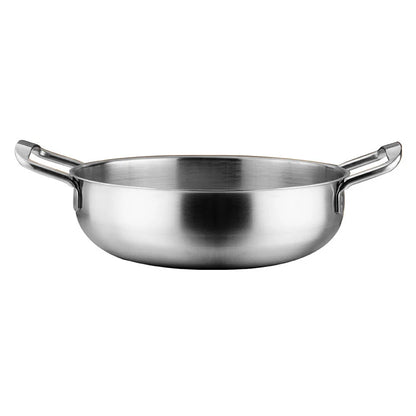 20cm Stainless Steel Ramen Pot Golden Seafood Pots Crayfish Hot Pot Small Wok Pan Clear Soup Pot Kitchen Cooking Pot