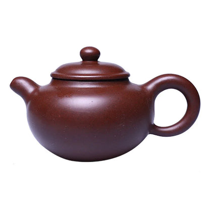 210ML Yixing Purple Clay Teapot Handcraft Tea Pot Pure Raw Ore Handmade Traditional Dahongpao Teaware High Quality Filter Kettle