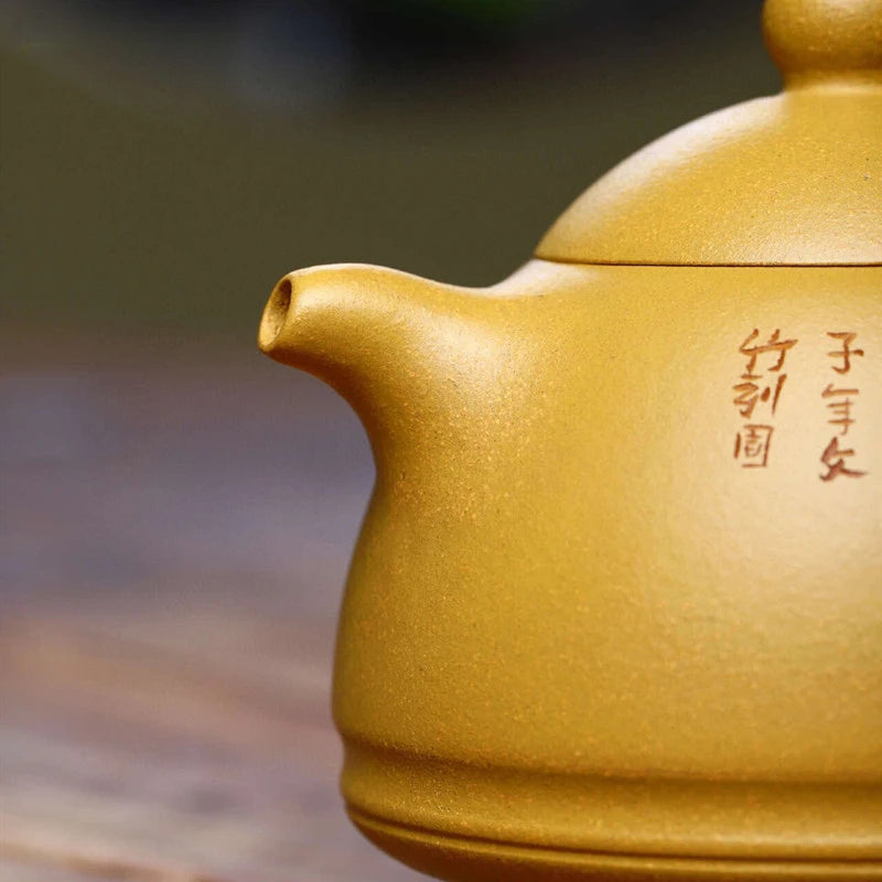 210ml Antique Yixing Purple Clay Teapot Household Filter Beauty Kettle Handmade Section Mud Tea Infuser Chinese Zisha Tea Set