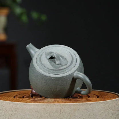 210ml Ceramic Teapot Raw Ore Purple Clay Teapot Yixing Zisha Tea Pot Free Shipping Gren Mud Ceover Well Bar Teapot