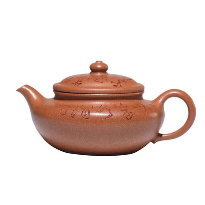 210ml Chinese Yixing Raw Ore Purple Clay Teapots Famous Artists Handmade Tea Pot Beauty Kettle High-end Zisha Tea Set Teaware