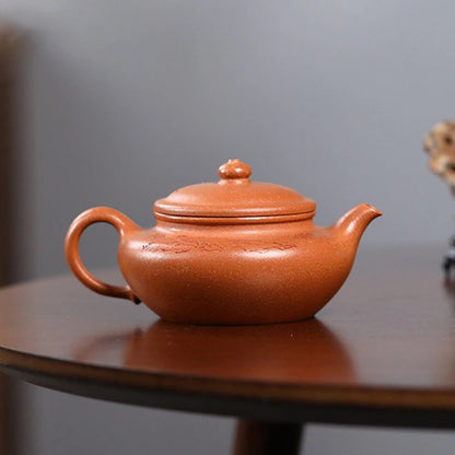 210ml Chinese Yixing Raw Ore Purple Clay Teapots Famous Artists Handmade Tea Pot Beauty Kettle High-end Zisha Tea Set Teaware
