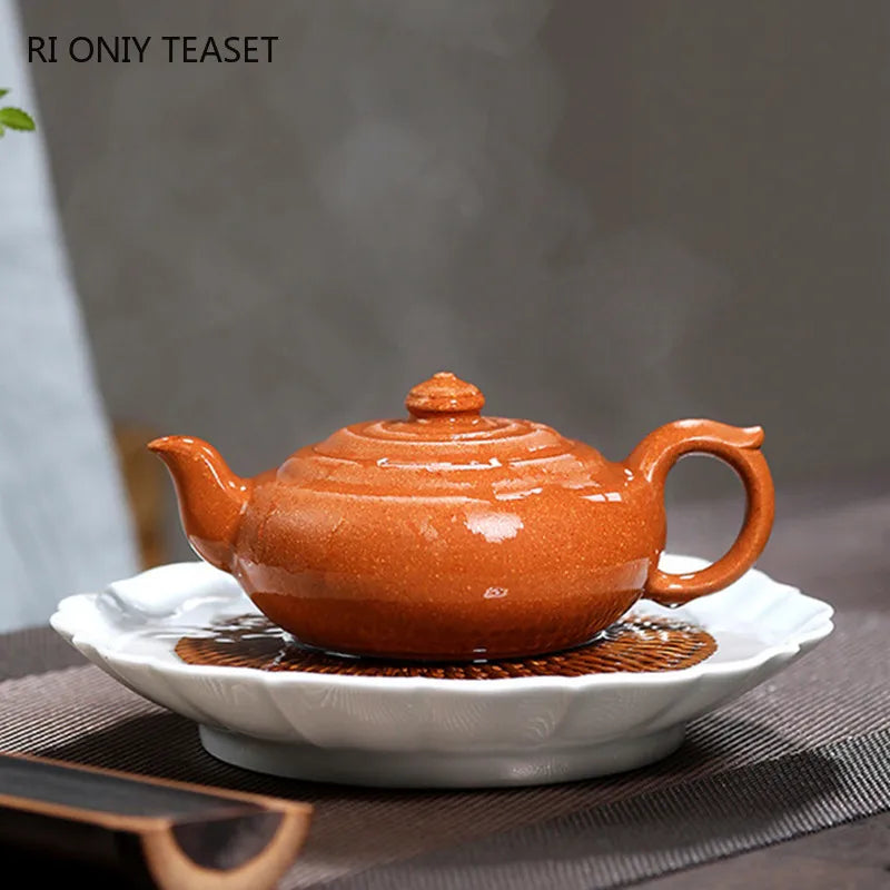 210ml High-end Yixing Purple Clay Teapots Beauty Kettle Famous Handmade Tea Pot Chinese Raw Ore Zisha Tea Set Teaware Collection
