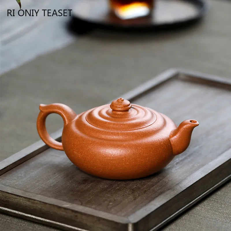 210ml High-end Yixing Purple Clay Teapots Beauty Kettle Famous Handmade Tea Pot Chinese Raw Ore Zisha Tea Set Teaware Collection