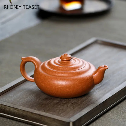 210ml High-end Yixing Purple Clay Teapots Beauty Kettle Famous Handmade Tea Pot Chinese Raw Ore Zisha Tea Set Teaware Collection