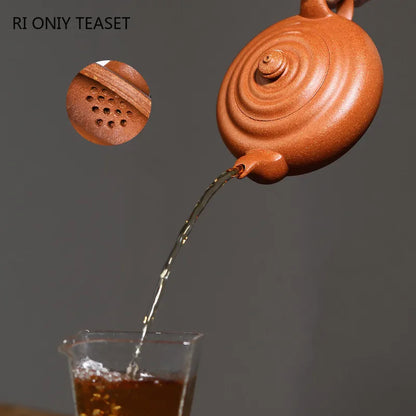 210ml High-end Yixing Purple Clay Teapots Beauty Kettle Famous Handmade Tea Pot Chinese Raw Ore Zisha Tea Set Teaware Collection
