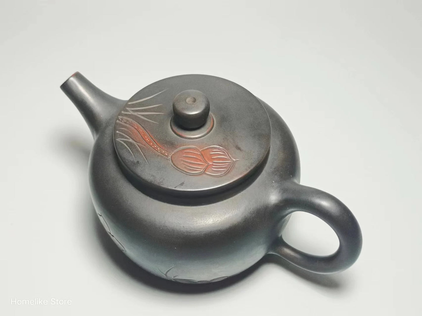 210ml Jianshui Purple Clay Handmade Lotus Carving Tea Pot(Not Yixing Zisha) Kung Fu Tea Set Drinkware Tea Ceremony