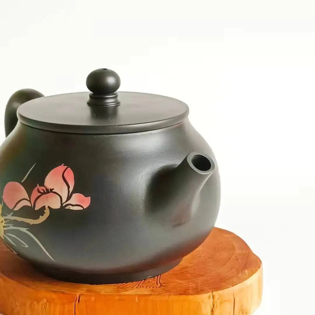210ml Jianshui Purple Clay Pure Handmade Color filling Tea Pot(Not Yixing Zisha) Kung Fu Tea Set Drinkware Tea Ceremony
