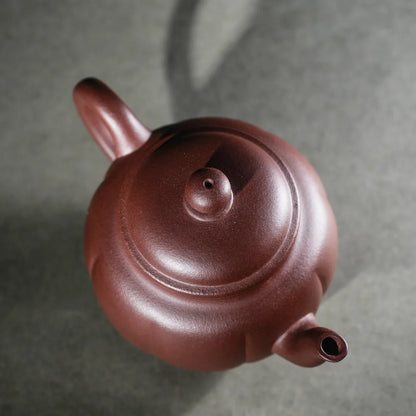 210ml Yixing Purple Clay Teapot Palace lamp teaware Master Pure handmade Black Tea Da Hong Pao Kung Fu Tea Kettle Teaware