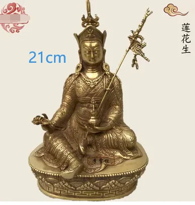 21CM Copper Statue Medicine Master Buddha Yellow God Wealth Green Tara Vajrasattva Great White Umbrella Cover Sun Tathaga