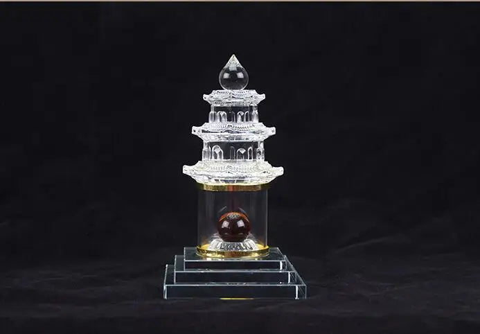 21CM high grade buddha Pagoda HOME efficacious Tantric talisman Tibet Buddhism buddha dagoba stupa tower crystal pagoda statue