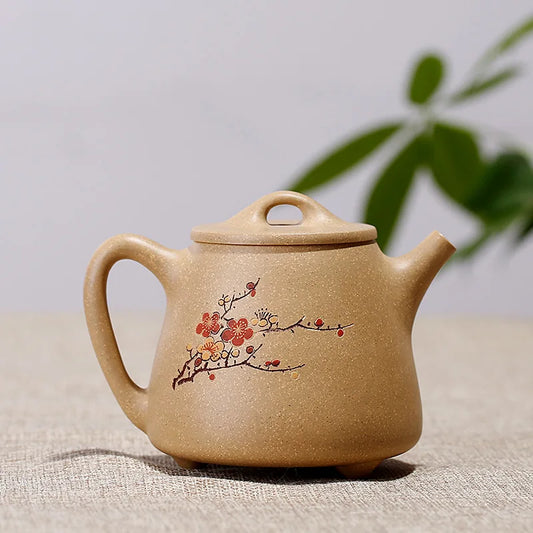 220ML Purple Clay Teapot Handmade painted Yixing Famous Kung Fu Zisha Tea Pot High Grade tea gift Free Shipping Price: US $224.7