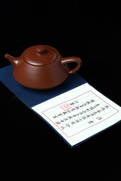 220cc Chinese Yixing Purple Clay Tea Pot Home Dahongpao Customized Teaware Handmade Xishi Teapot Kettle Tea Ceremony