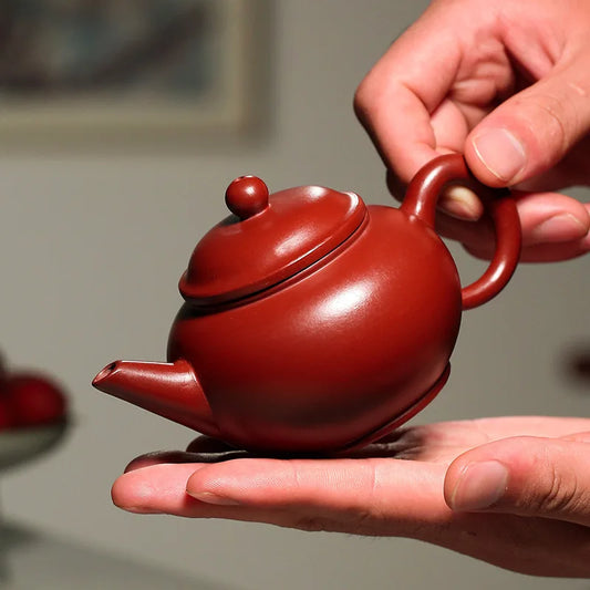 220cc Master Handmade Favorites Kettle Clay Teapot Health Pot For Kung Fu Tea Chinese  Tea Ceremony Sets Chaozhou Teapot