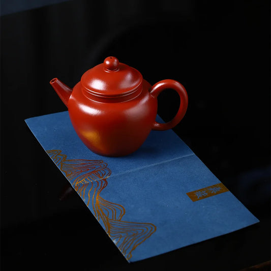 220cc Yixing Purple Clay Pot Zhu Clay Handmade Teapot Kung Fu Tea set Bubble teapot