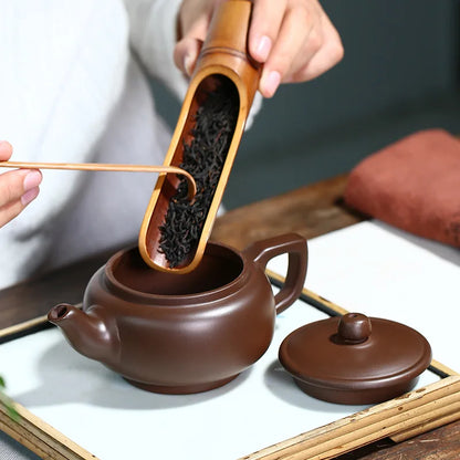 220cc Yixing Purple Clay Small Tea Set Include 1 Pot4 Cups Xishi Pot  Ceremony zisha Ceramic Pottery Teacup china Kung Fu Tea