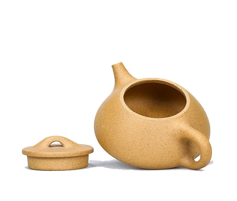 220cc Yixing Purple Clay Tea Pot Raw Ore Section Mud Plum Orchid Bamboo Chrysanthemum Beauty Kettle Handmade Zisha Teapot