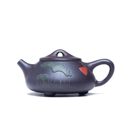 220cc Yixing Purple Clay Teapot Teapot Tea Kettle Tea Maker Coffee Table Tea Making Tool Teaware Handmade Teapots Tea Pot Gift