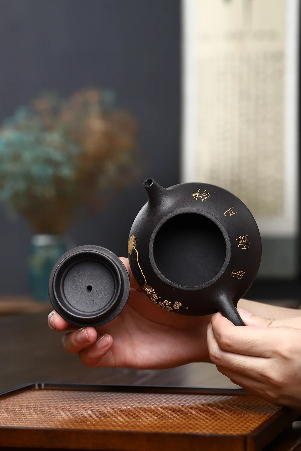 220cc Yixing Raw Ore Purple Sand Shipiao Pot Traditional Pattern Purple Clay Teapot Handmade Kettle Tea Pot Kung Fu Teaware