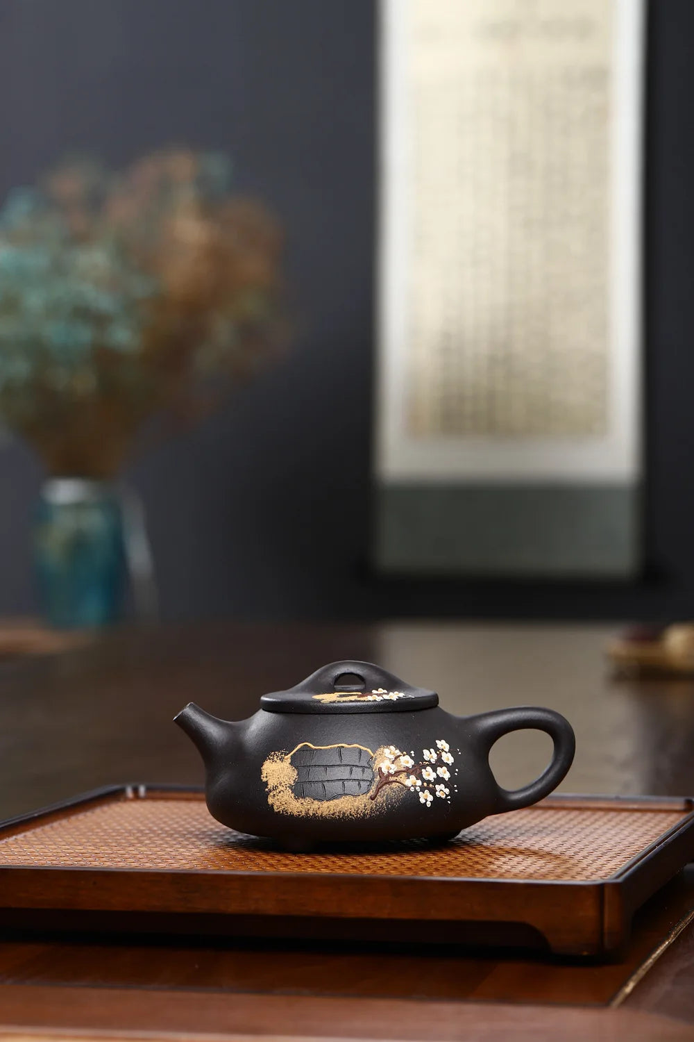 220cc Yixing Raw Ore Purple Sand Shipiao Pot Traditional Pattern Purple Clay Teapot Handmade Kettle Tea Pot Kung Fu Teaware