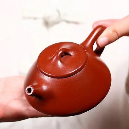 220cc Yixing purple clay Teapot Tea Pot Handmade Kung Fu Tea Set Teapots Ceramic Chinese Ceramic Clay Kettle Gift Safe Packaging