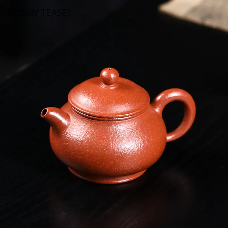 220ml Authentic Yixing Purple Clay Teapots Famous Handmade Tea Pot Raw Ore Beauty Kettle Chinese Zisha Tea Set Teaware Gifts