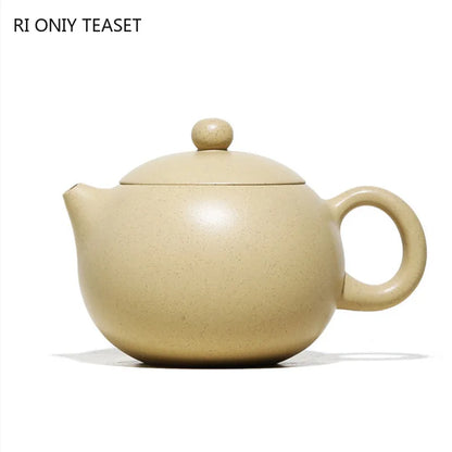 220ml Authentic Yixing Purple Clay Teapots Famous Handmade Xishi Tea Pot Raw Ore Beauty Kettle Chinese Zisha Tea Set Teaware
