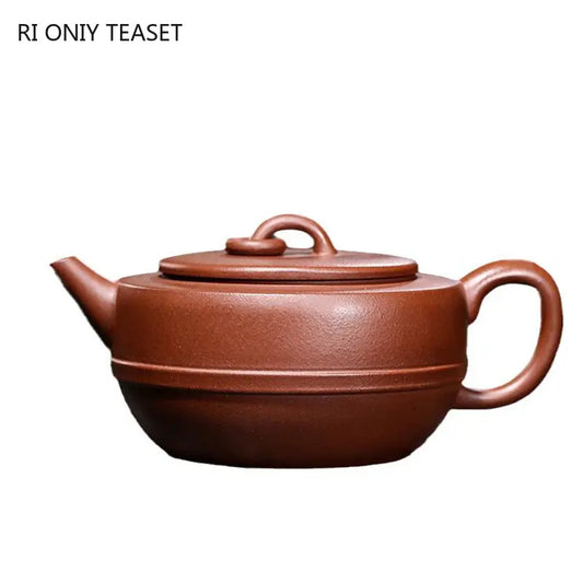 220ml Authentic Yixing Raw Ore Purple Clay Teapots Creative Famous Artists Handmade Tea Pot Beauty Kettle Chinese Zisha Tea Set