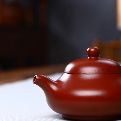 220ml Chinese Yixing Handmade Tea Pot Purple Clay Teapot Beauty Kettle Home Dahongpao Customized Teaware Tea Ceremony Tea Set