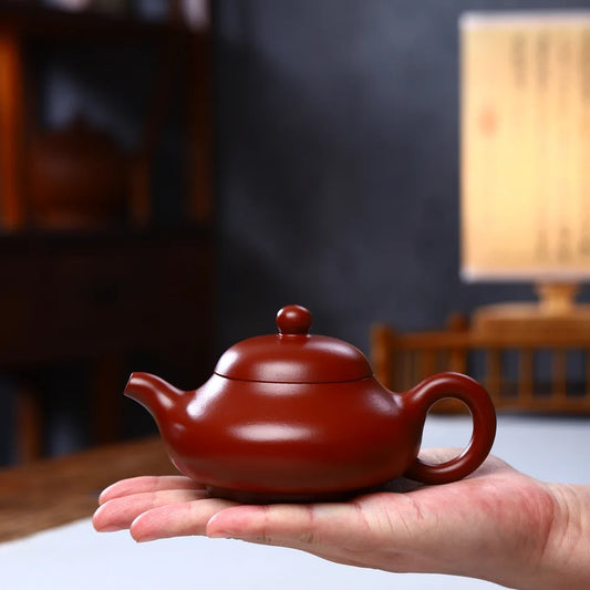 220ml Chinese Yixing Handmade Tea Pot Purple Clay Teapot Beauty Kettle Home Dahongpao Customized Teaware Tea Ceremony Tea Set