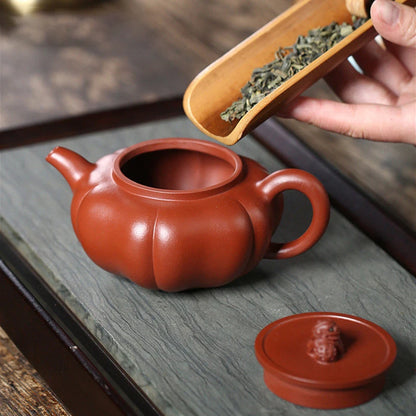220ml Chinese Yixing High-end Purple Clay Teapots Famous Handmade Tea Pot Raw Ore Dahongpao Mud Kettle Zisha Tea Set Collection