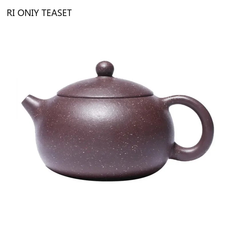 220ml Chinese Yixing Purple Clay Teapot Master Handmade Xishi Tea Pot Raw Ore Colorful Mud Kettle Authentic Zisha Tea Set Gifts