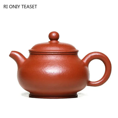 220ml Chinese Yixing Purple Clay Teapots Raw Ore Beauty Kettle Famous Artists Handmade Tea Pot Teaware Authentic Zisha Tea Set