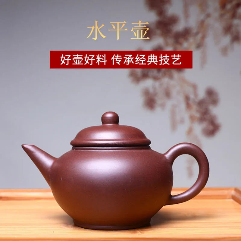 220ml Dahongpao Purple Clay Pot Zisha Teapot Yixing Handmade Kung-fu TeawarePurple Drinkware For Puer Green Black Janpan Kettle
