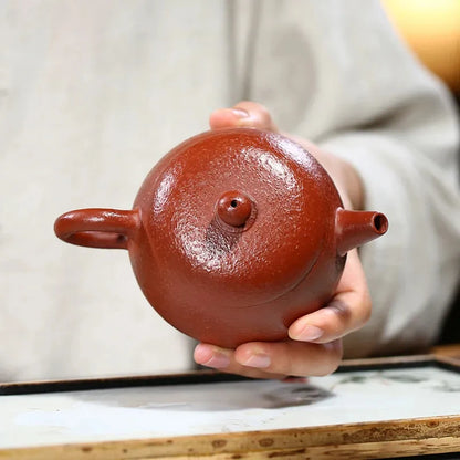 220ml Handmade Yixing Purple Clay Tea Pot Chinese Boutique Teapot Tradition Filter Beauty Tea Infuser Authentic Zisha Tea Set