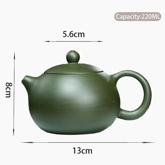220ml Purple Clay Teapots Ball Hole Filter Tea Pot Beauty Kettle Raw ore Handmade Tea Set Zisha Customized Authentic